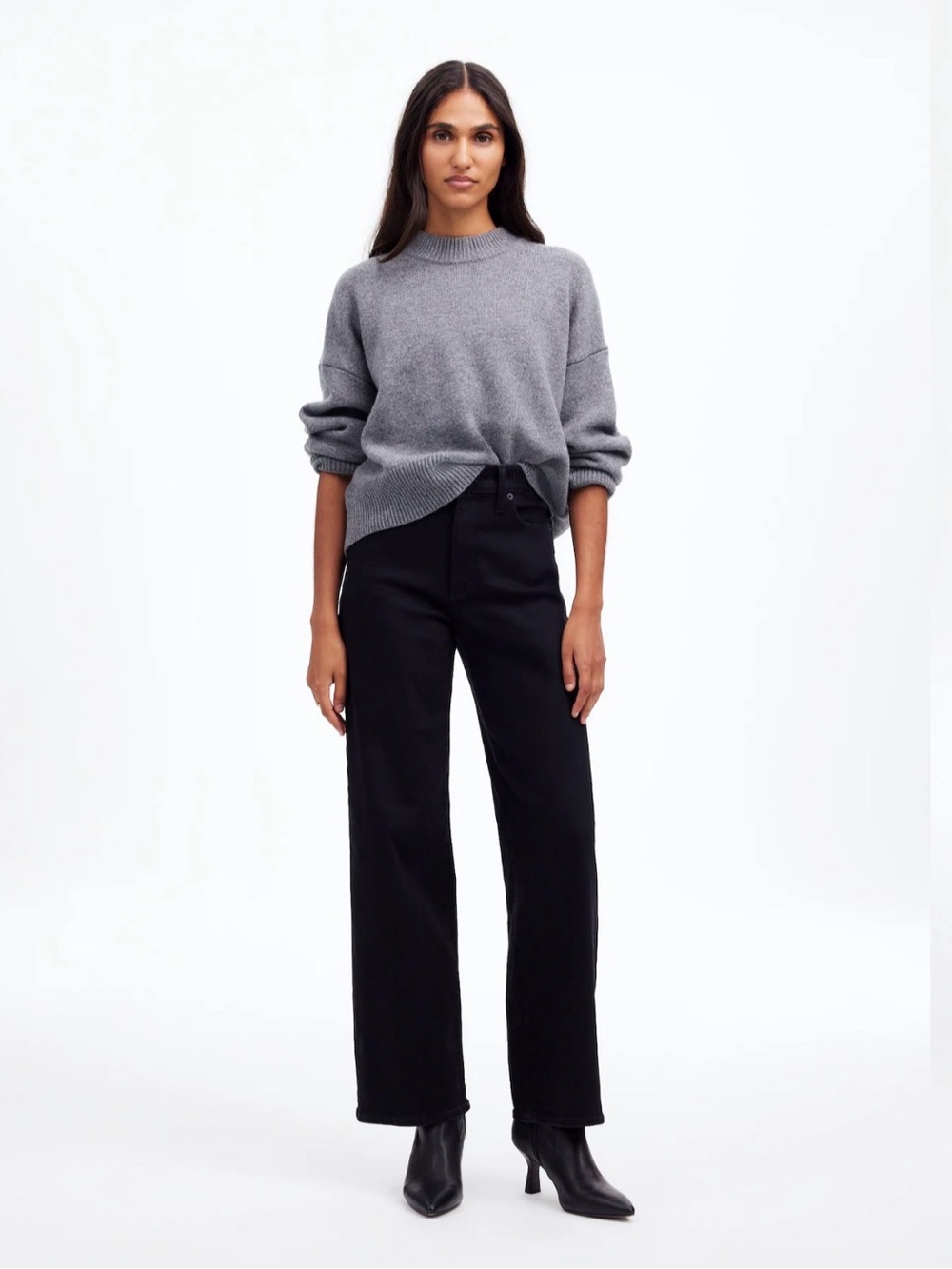 Madewell The Perfect Vintage Wide-Leg Jean, 28 🖤